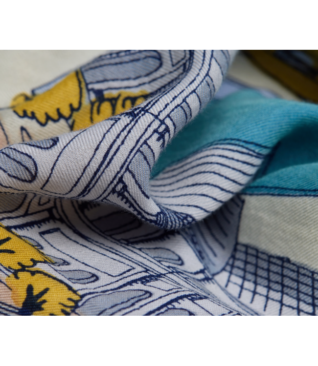 Rome Cotton/Silk Scarf-available in 2 colors