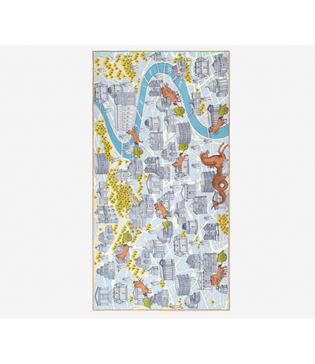 Rome Cotton/Silk Scarf