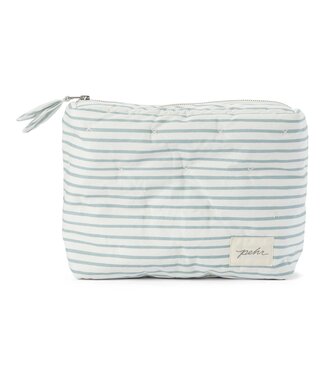 Pehr On the Go Mini Striped Pouch -Deep Sea