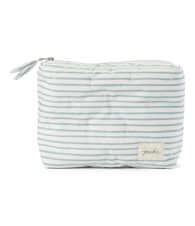 Pehr On the Go Mini Striped Pouch -Deep Sea