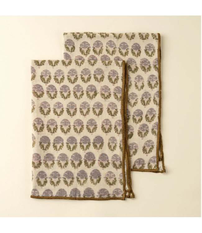 Block Print Napkins S/4-available in 2 prints