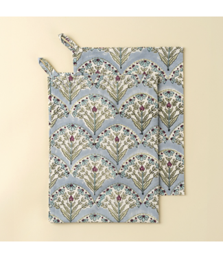 indaba Block Print Tea Towels S/2-available in 2 prints