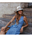 Straw Gardenia Hat-available in 2 colors
