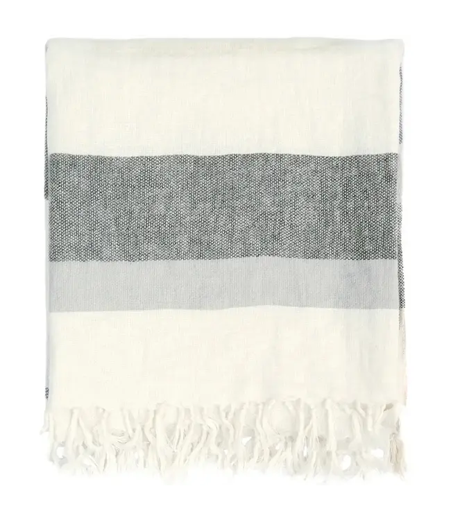 Hannah Linen Throw Blanket-available in 2 colors