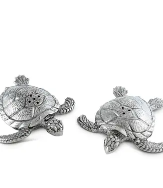 Pewter Sea Turtles Salt and Pepper