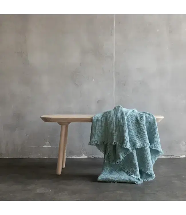 Linen Throw with Fringes-available in 3 colors