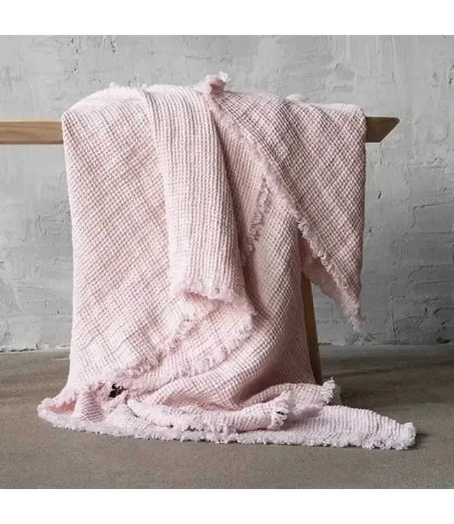 Linen Throw with Fringes-available in 3 colors