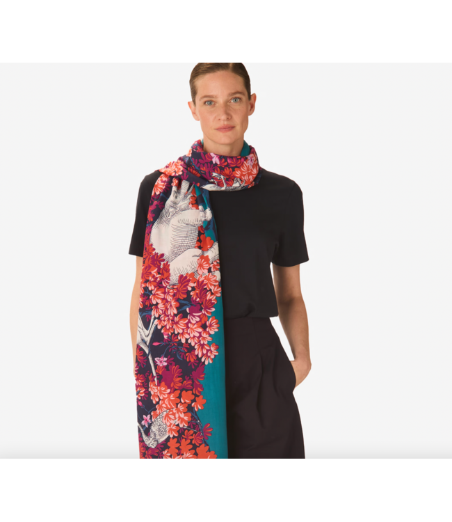Bestiaire Cotton/Silk Scarf
