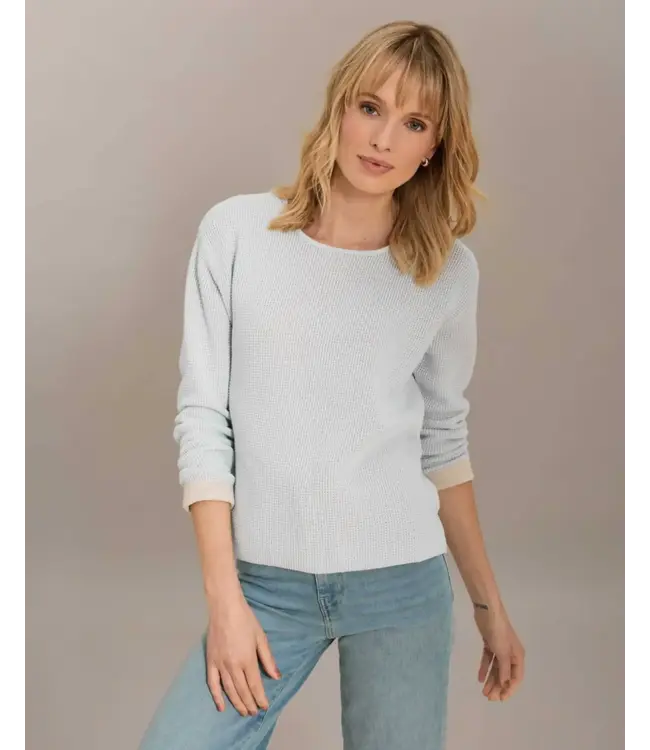 Reversible Cashmere/Cotton Crewneck Sweater - available in 2 colors