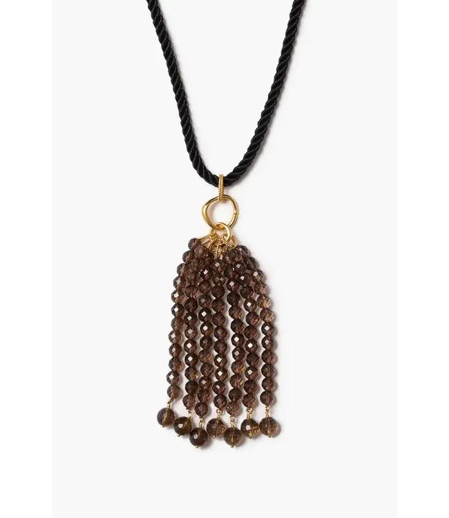 Pampille Smoky Quartz Necklace