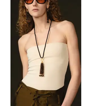 Pampille Smoky Quartz Necklace