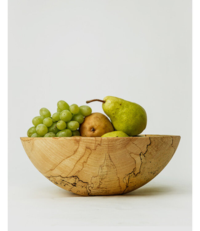 Spalted Maple Oval  Bowl-available in 2 sizes