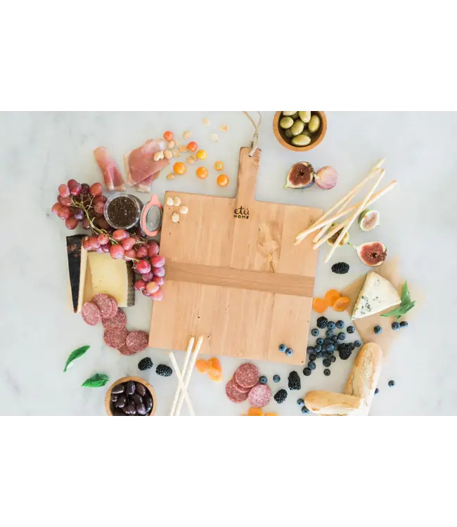 Small Square Pine Charcuterie Board