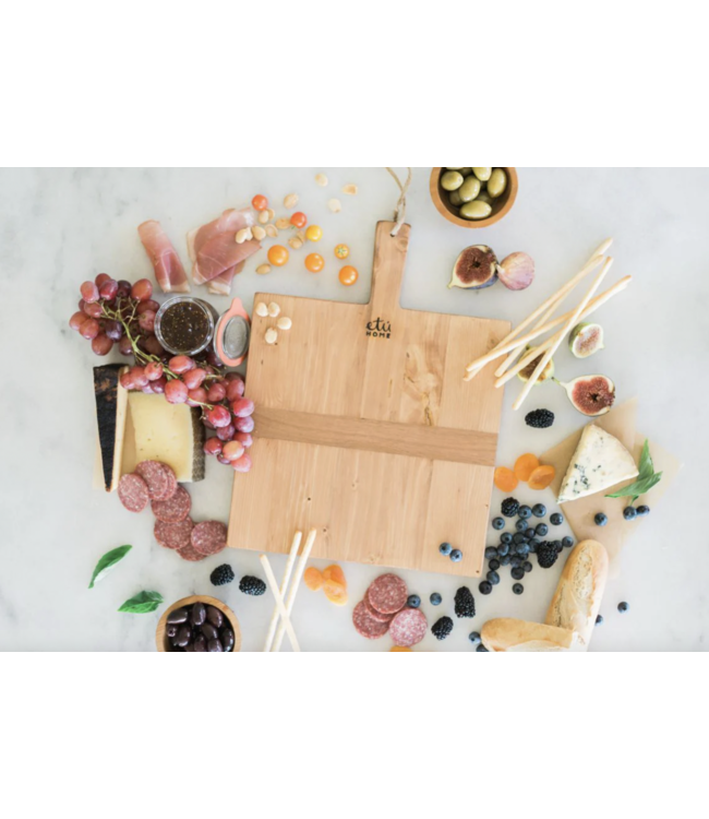 Small Square Pine Charcuterie Board