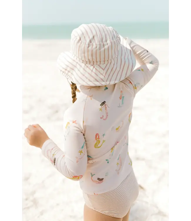 Stripes Away Bucket Hat - 6-12mos.-available in 2 colors