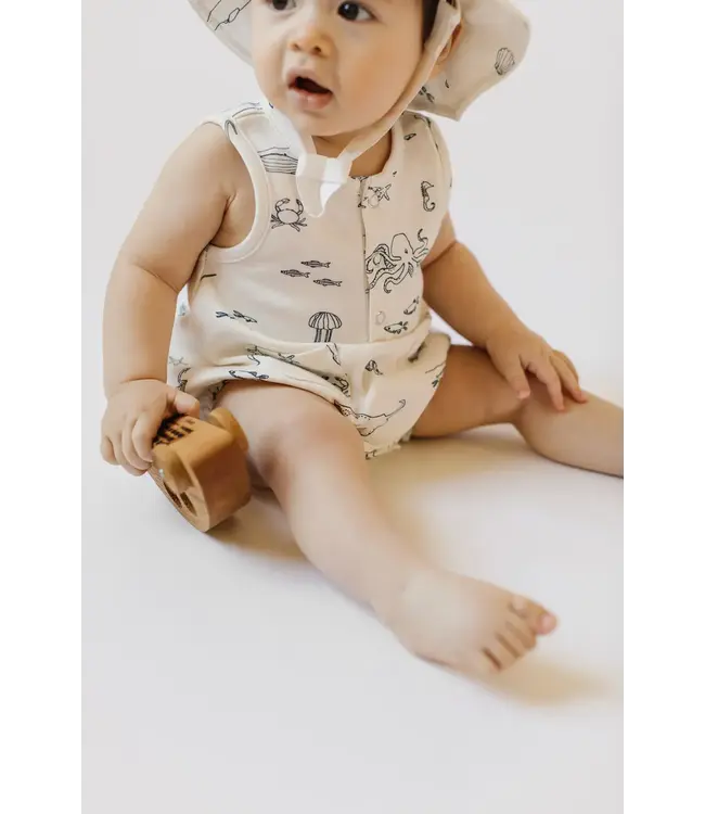 Pehr Sleeveless One-Piece in Set Sail