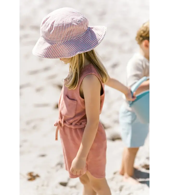 Pehr Seersucker Bucket Hat 6-12 mos.