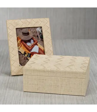 La Bocca Raffia 5 x 7 Frame