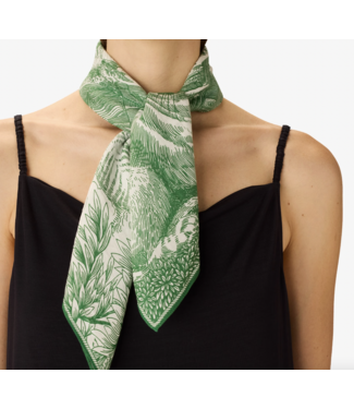 Inoui Editions Piranesi Square Silk/Cotton Scarf
