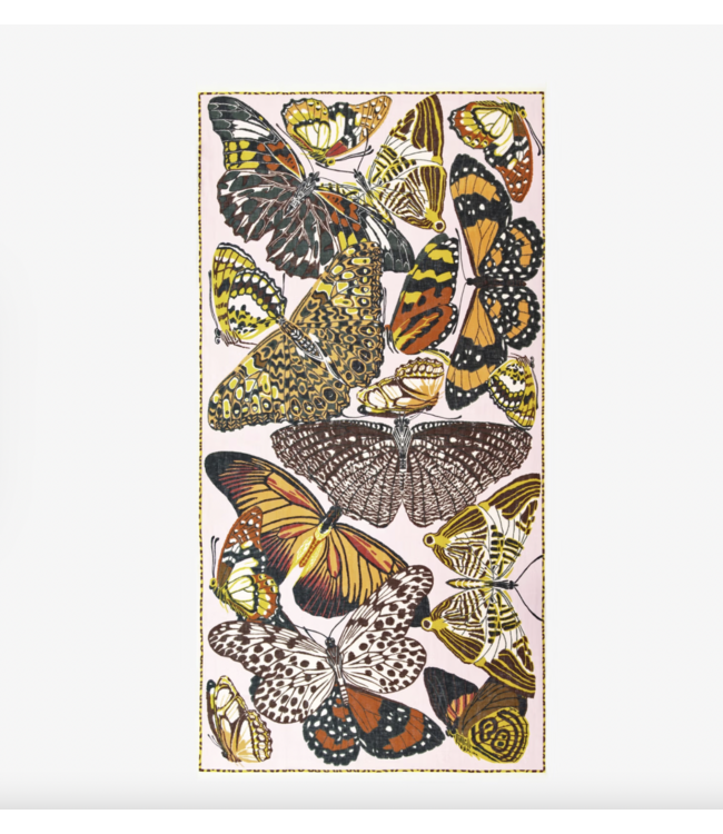 Papillons Linen Scarf-available in 2 colors