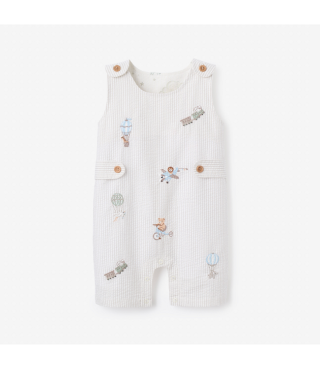 Cotton Seersucker Dreamscape Shortall