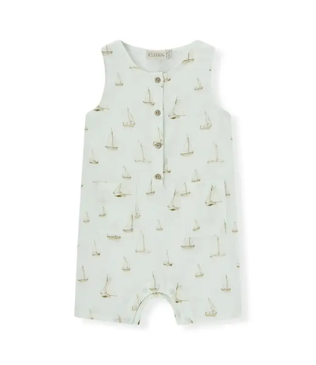 Sailboat Melody Tank Top Shortall