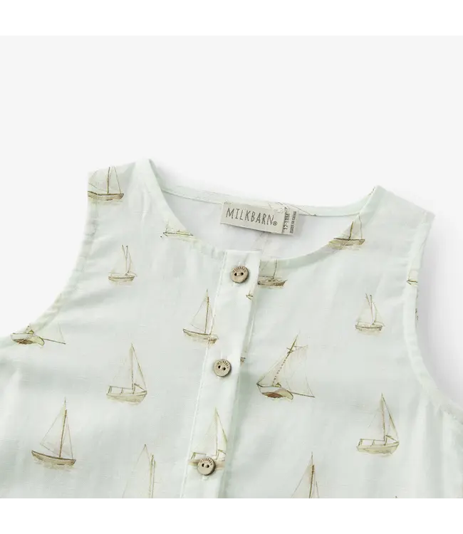 Sailboat Melody Tank Top Shortall