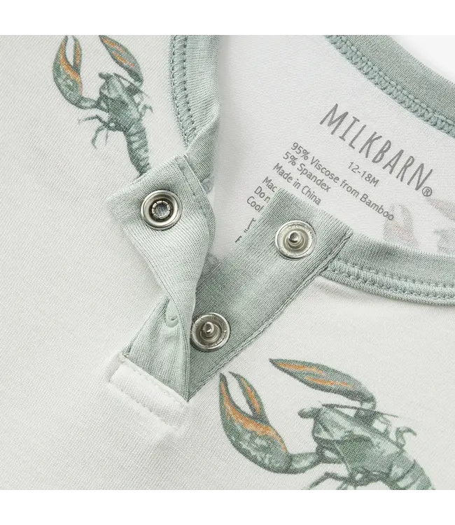 Mint Lobster Luxe Stretch Shortall