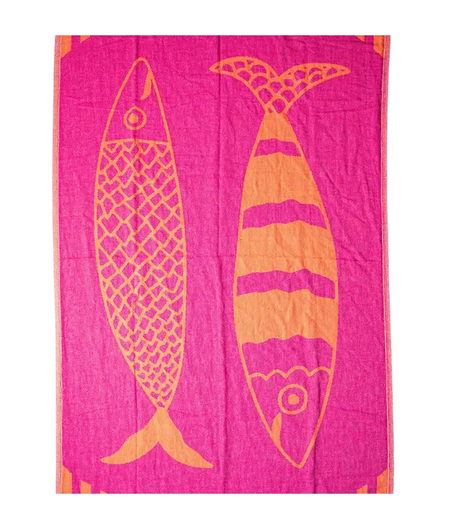 Turkish Cotton Sardine Beach Towel-available in 2 colors
