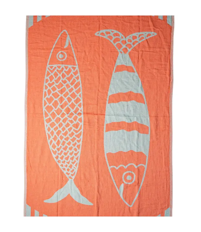 Turkish Cotton Sardine Beach Towel-available in 2 colors