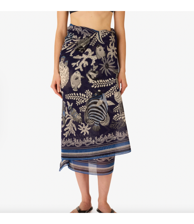 Neptune Bleu Marine Scarf