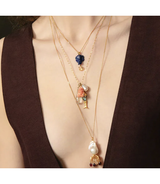 Lark Drip Citrine Necklace