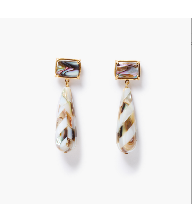 Balthazar Abalone Drop Earrings