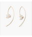 White Pearl Earrings