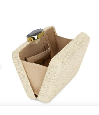 Zannone Raffia Clutch