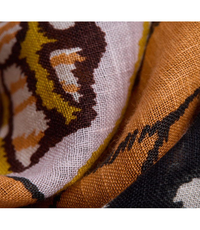 Papillons Linen Scarf-available in 2 colors