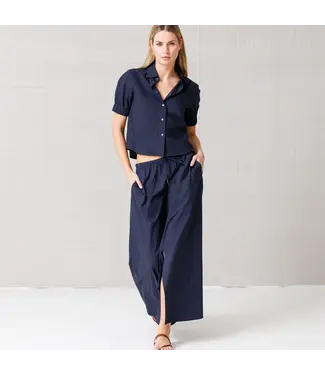 Cotton Poplin Full Swing Skirt-available in 2 colors