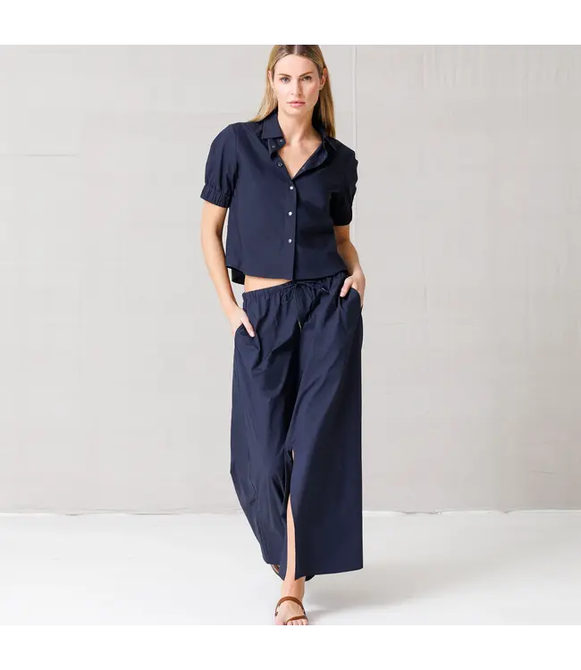 Cotton Poplin Full Swing Skirt-available in 2 colors