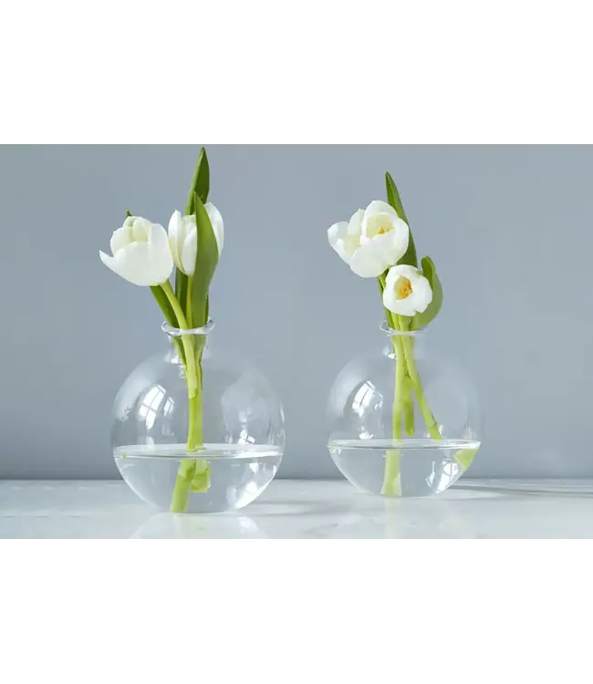 Glass Sphere Bud Vase-available in 2 colors