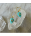 Robindira Unsworth Amazonite Leaf Earrings