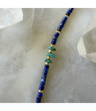 Robindira Unsworth Lapis/Turquoise Bracelet