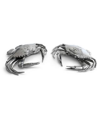 Pewter Blue Crab Salt and Pepper Shakers