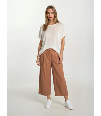 Haris Cotton Knit Short Sleeve Top-Beige(see image)