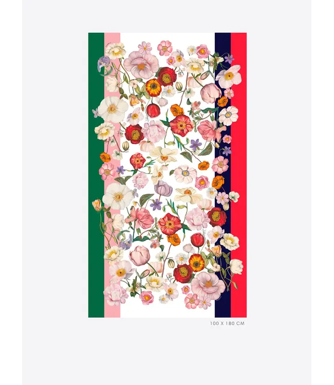 Flores Silk Scarf