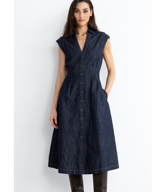 Fit & Flare Denim Dress