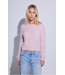 Crush Cashmere Brushed Snowstich Crew-available in army green
