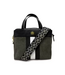 Amore Olive Canvas Stripe Bag