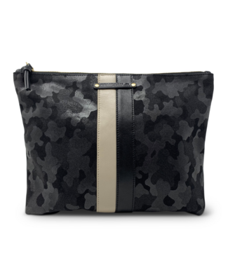 Black Canvas Camo Pouch