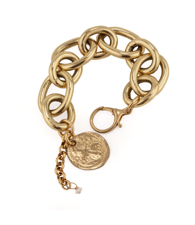 Salt Air Brass Bracelet