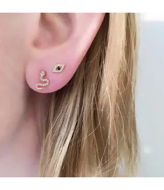 Petite Snake Post Earrings